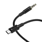 Borofone Cable AUX BL25B Nice - Type C to jack 3,5mm - 1 metre black Foto 4