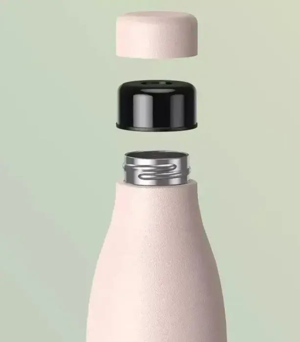 THERMOS WITH WIRELESS SPEAKER 500ML RB-M5 BLUETOOTH 5.0 PINK/PINK Foto 2