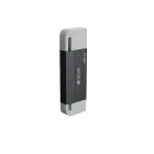 Devia card reader 2in1 EL240 USB/USB-C 3.0 black Foto 5
