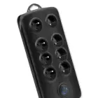 Qoltec Surge protector | 8 sockets | 2.5m | Black — Foto 7