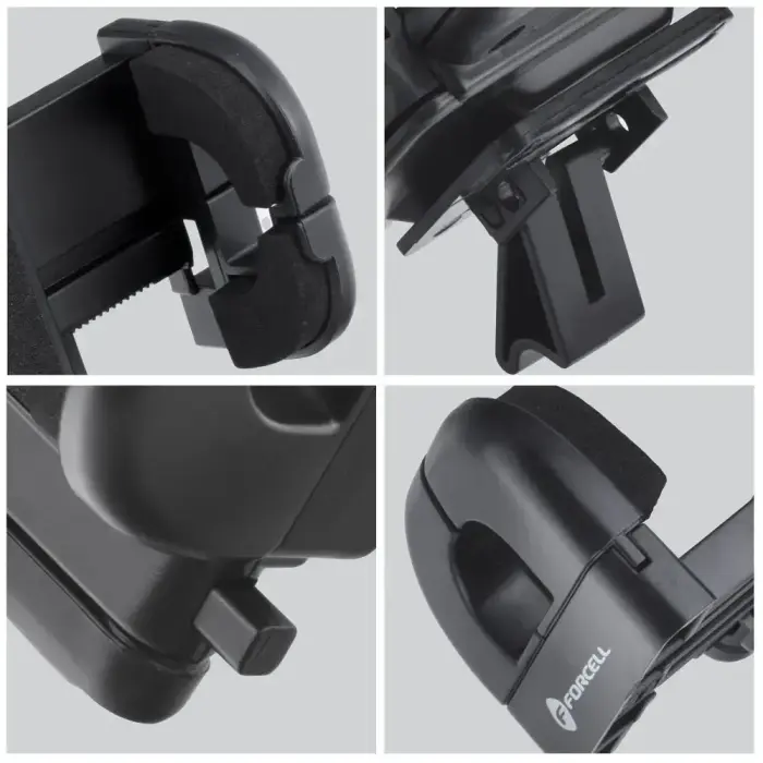 Car phone holder Forcell F-Grip Regular 27 cm windshield / dashboard / air vent black Photo