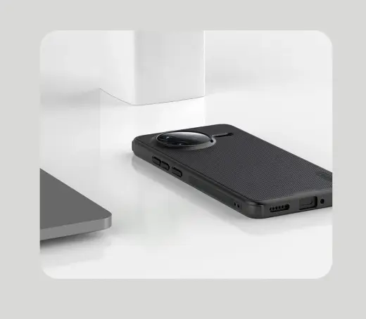 Nillkin Super Frosted PRO Magnetic чехол для телефона Poco F7 Pro Черный Фото num