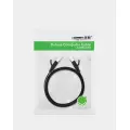 Ugreen flat Ethernet patchcord cable RJ45 Cat 6 UTP 1000 Mbps 1 m black (NW101 50184) Photo