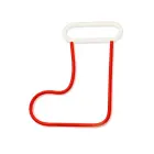Neon LED CHRISTMAS SOCK white red FLNE23 Forever Light Foto 2