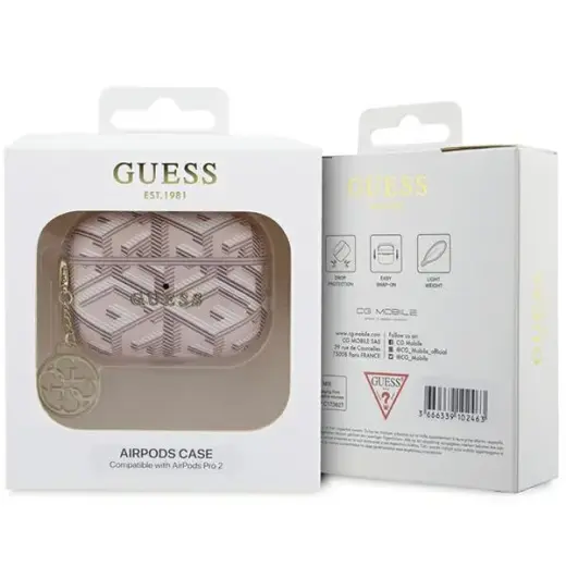 Guess GUAP2PGCE4CP AirPods Pro 2 cover różowy|pink GCube Charm Foto 4