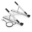 Choetech stand multifunctional station for laptop PD / USB-C HDMI (4K / 30Hz) / 2xUSB-A / 1xUSB-C / 1xSD / 1xTF black (HUB-M43) Фото num