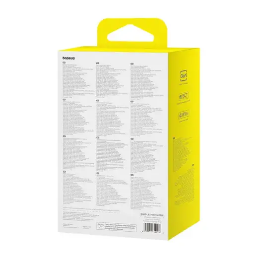 Wall charger Baseus GaN6 Pro 2xUSB-C + 2xUSB, 100W (white) Foto 8