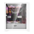 Computer case Darkflash DRX70 GLASS + 4 RGB fans (white) Фото num