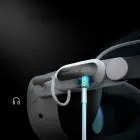 BoboVR E3 Pro Head Strap with Battery for Meta Quest 3 and 3S - White and Black Photo