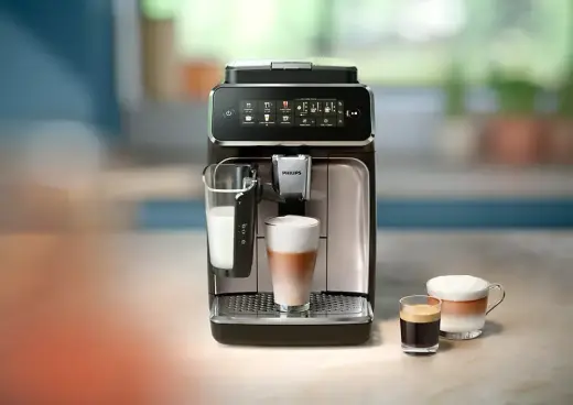 PHILIPS 3300 sērijas Super-automatic Espresso kafijas automāts, pelēks Photo