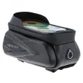 Waterproof bike frame bag with shell sides and phone holder Forever Outdoor black Photo