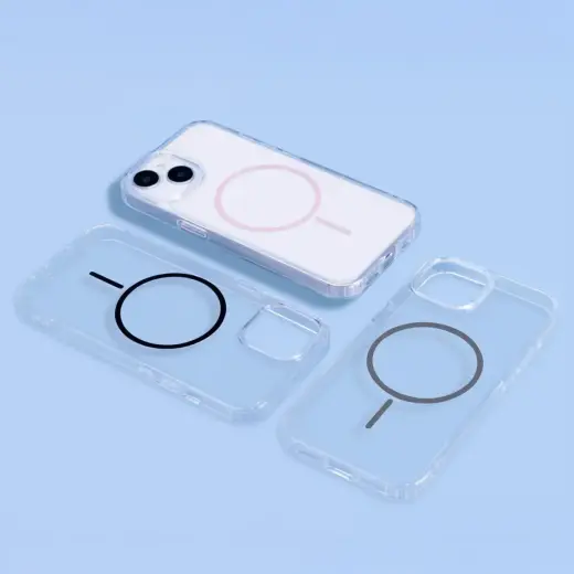 Anti Shock Thin Mag case for iPhone 14 Pro 6,1" grey Foto 9