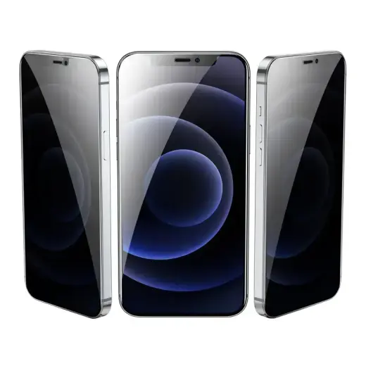 Borofone Tempered glass BF7 Diamond Armor Full Screen Anti-spy for Iphone 12 Pro Max - 10 pieces Foto 5