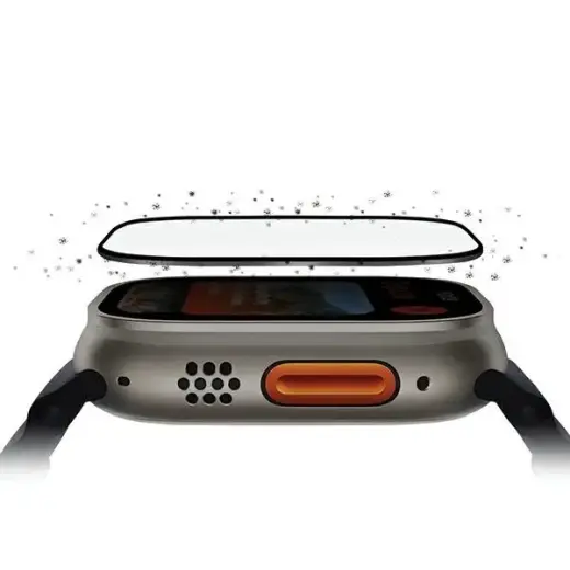 Uniq Optix Vivid glass for Apple Watch Ultra 49mm with applicator Фото num