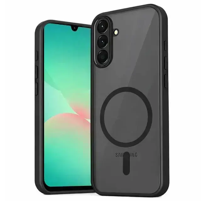 Fusion Matte MagSafe maciņš telefonam Samsung Galaxy A57 (A576) melns