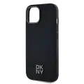 DKNY PU Leather Stack Logo Magsafe Case for iPhone 15 Black — Foto 3