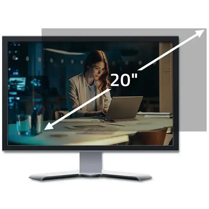 Qoltec Privacy filter 20" | 16:10 | Eye protection | Panoramic Foto 2