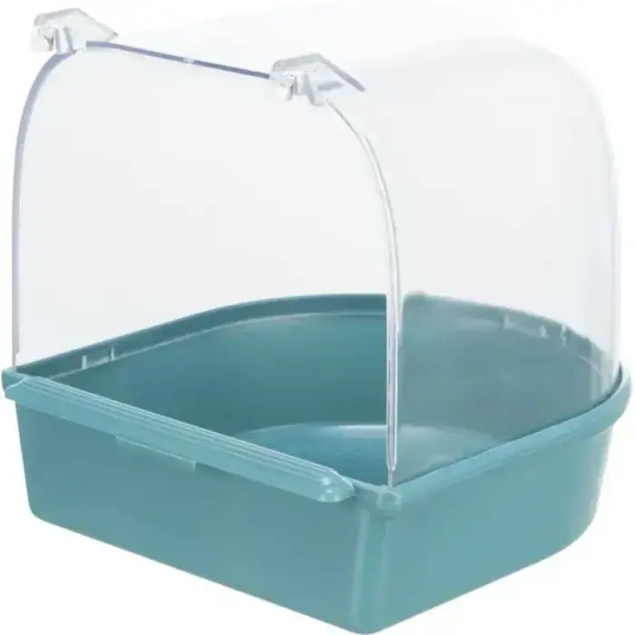Aksesuārs putnu būriem - Trixie Bath House, semi/circle 15*14*14cm.