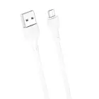 XO cable NB200 USB - microUSB 1,0m 2.1A white Foto 1