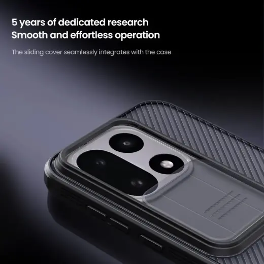 Nillkin CamShield PRO Hard Case for OnePlus 15 Transparent Black Foto 2
