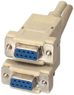 Cable DB9 female - DB9 female 1:1