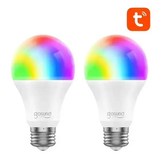 Smart Bulb WiFi RGB LED Gosund WB4-2 E27 (2-pack) Tuya Foto 2
