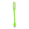 Mini LED Lamp Silicone USB Green Foto 1