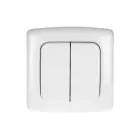 Switch with 2 channels and radio transmitter, used for wireless control of flush-mounted switches and sockets (OR-SH-1751) Foto 2