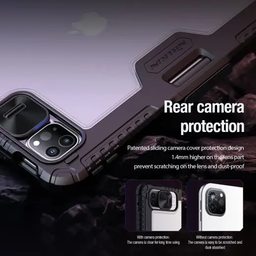 Nillkin Bumper PRO Protective Stand Case Multi-angle for iPad Pro 11 2024 Sapphire Blue Фото num