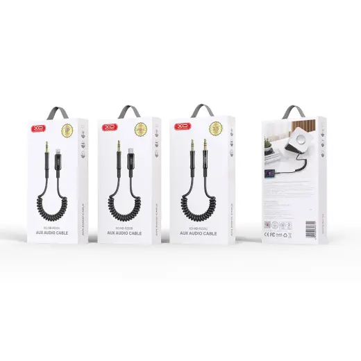 XO cable audio NB-R255B USB-C - jack 3,5mm 1,0m black Foto 4