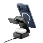 SPIGEN EF323MQ ESSENTIAL 3IN1 MAGNETIC MAGSAFE WIRELESS CHARGER 25W Qi2.2 BLACK Фото num