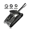 Rockbros GJ1601 16-in-1 multi-tool for bicycle repair - black Foto 2