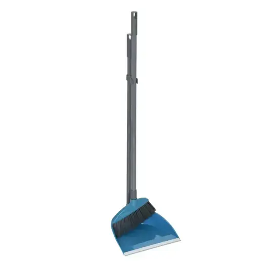 Dustpan with brush and handle Photo