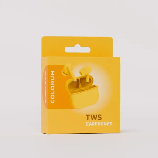 COLORUM TWS Bluetooth earphones CTWS-05 xYellow Photo