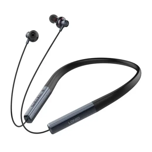 LDNIO N01 wireless neckband headphones (dark blue) Foto 2