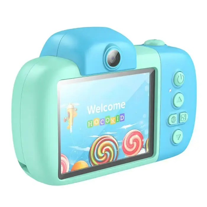 Digital kids camera Hoco 2MP 2,4" Full HD DV201 blue Foto 4