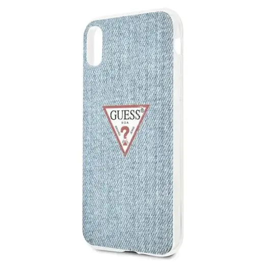 Guess GUHCI61PCUJULLB iPhone Xr light blue hardcase Jeans Collection Foto 6