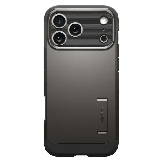 Spigen Tough Armor "T" maciņš ar statīvu un MagSafe atbalstu telefonam Apple iPhone 17 Pro pelēks Foto 2