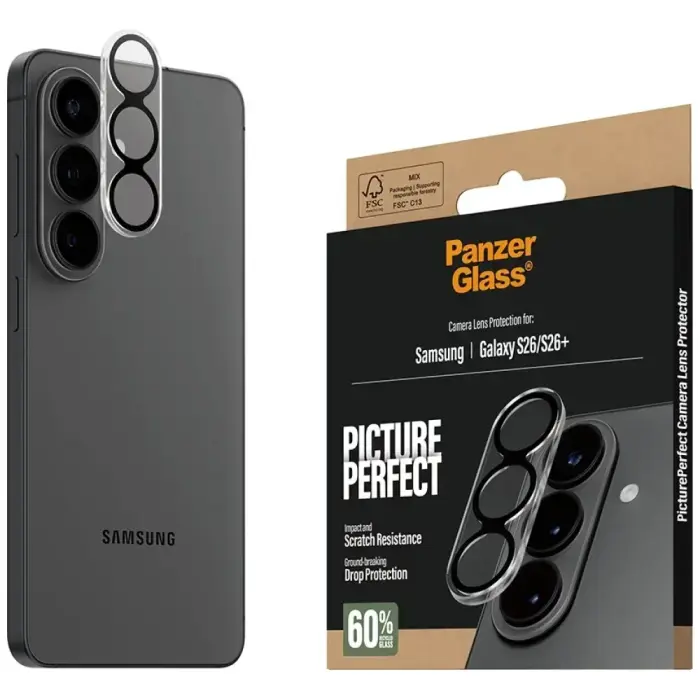 Tempered glass lens protector PanzerGlass PicturePerfect Lens Protector for Samsung Galaxy S26 / S26 Foto 5