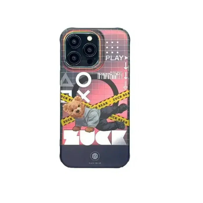 Zuck Bear New York Never Sleep maciņš ar MagSafe atbalstu telefonam iPhone 15 Pro Max Queens Spark TTT