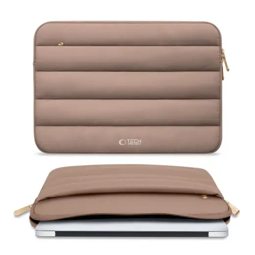 Tech-Protett Fluffy Laptop Bag 13-14 - Brown Photo