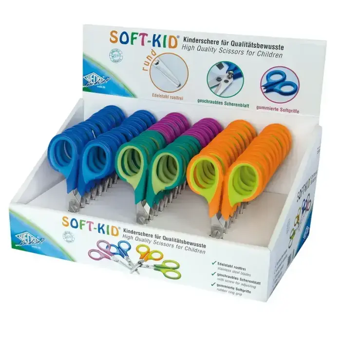 Bērnu šķēres Wedo SOFT- KID 11.5 cm Foto 2