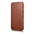iCarer CE Oil Wax Premium Leather Folio Case iPhone 14 Plus magnetic flip case MagSafe brown (AKI14220707-BN) — Photo 23