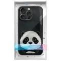 Nimmy etui iPhone 15 Pro 6.1"             czarny|black Big Eyed Pet 2.0 Panda Photo