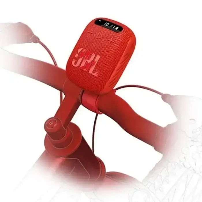 Wireless speaker JBL Wind 3 with handlebar holder red Foto 4