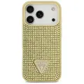 Case Guess Rhinestone Triangle Logo for   iPhone 17 Pro gold — Foto 3