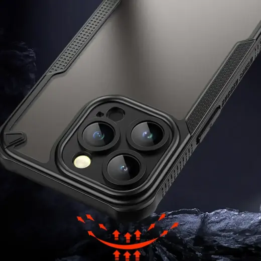 Defender Matt case for iPhone 17 Pro Max 6,9" black Foto 6