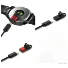 Adapter Lightning MajesticLine for Charging Garmin Watches red Фото num