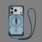 UAG Pathfinder Clear MagSafe Bundle Case with Lanyard for iPhone 17 Pro - Blue Photo