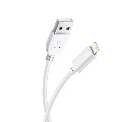 Cable USB A to Lightning Blue Star Lite 3A 1,2 m white Photo